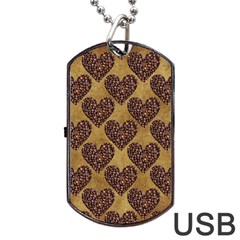 Background-b 006 Dog Tag Usb Flash (two Sides) by nate14shop