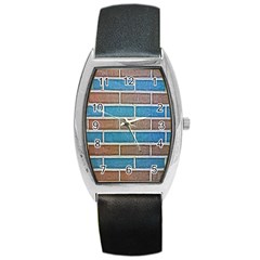 Brick-wall Barrel Style Metal Watch by nate14shop