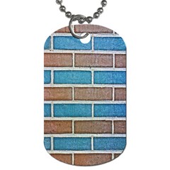 Brick-wall Dog Tag (two Sides) by nate14shop