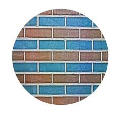 Brick-wall Mini Round Pill Box (pack Of 3) by nate14shop