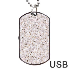 Cherry-blossoms Dog Tag USB Flash (One Side)