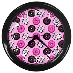 Dessert Wall Clock (black) by nate14shop