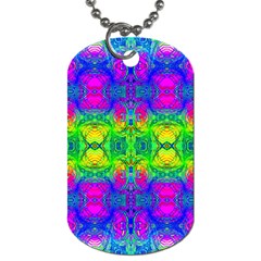 Happy Colors Dog Tag (two Sides) by Thespacecampers