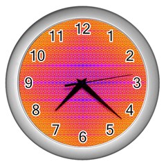 Destiny Sunrise Wall Clock (silver) by Thespacecampers