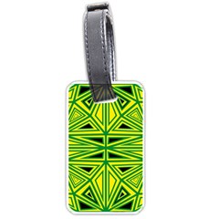 Abstract Pattern Geometric Backgrounds Luggage Tag (one Side) by Eskimos