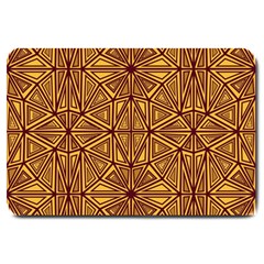 Abstract Pattern Geometric Backgrounds Large Doormat  by Eskimos