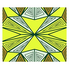 Abstract Pattern Geometric Backgrounds  Double Sided Flano Blanket (small) 