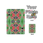 Abstract pattern geometric backgrounds  Playing Cards 54 Designs (Mini) Front - Club10