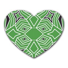 Abstract Pattern Geometric Backgrounds  Heart Mousepads by Eskimos