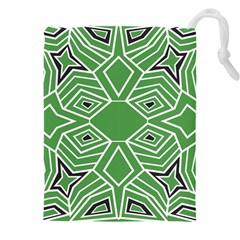 Abstract Pattern Geometric Backgrounds  Drawstring Pouch (4xl) by Eskimos