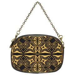 Abstract Pattern Geometric Backgrounds Chain Purse (one Side) by Eskimos