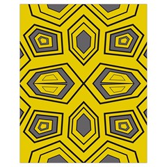 Abstract Pattern Geometric Backgrounds Drawstring Bag (small)