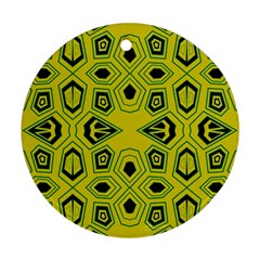 Abstract Pattern Geometric Backgrounds  Ornament (round) by Eskimos