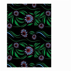 Folk Flowers Print Floral Pattern Ethnic Art Small Garden Flag (two Sides) by Eskimos