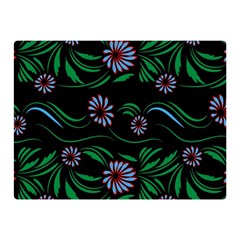 Folk Flowers Print Floral Pattern Ethnic Art Double Sided Flano Blanket (mini)  by Eskimos