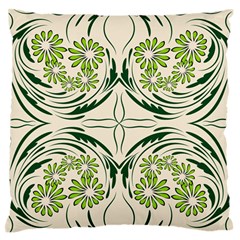 Folk Flowers Print Floral Pattern Ethnic Art Standard Flano Cushion Case (one Side) by Eskimos