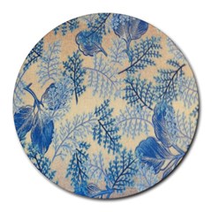 Fabric-b 001 Round Mousepads by nate14shop