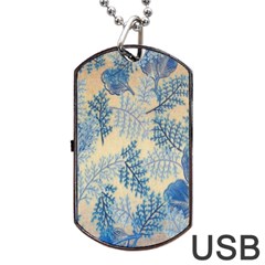 Fabric-b 001 Dog Tag Usb Flash (one Side) by nate14shop