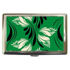 Folk Flowers Print Floral Pattern Ethnic Art Cigarette Money Case by Eskimos