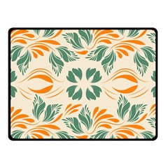 Folk flowers print Floral pattern Ethnic art Fleece Blanket (Small)