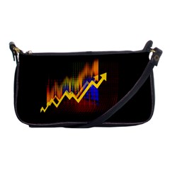 Logo-finance-economy-statistics Shoulder Clutch Bag by Jancukart