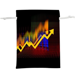 Logo-finance-economy-statistics  Lightweight Drawstring Pouch (xl) by Jancukart