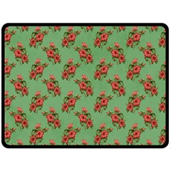 Flowers-b 002 Fleece Blanket (large)  by nate14shop