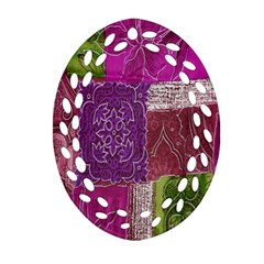 Hd-wallpaper-b 003 Oval Filigree Ornament (two Sides) by nate14shop