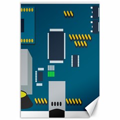 Amphisbaena Two Platform Dtn Node Vector File Canvas 12  X 18 