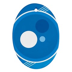 Background-blue-modern-creative Ornament (oval)