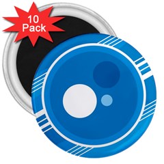 Background-blue-modern-creative 3  Magnets (10 Pack) 