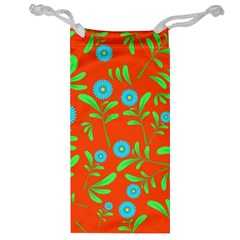 Background-texture-seamless-flowers Jewelry Bag