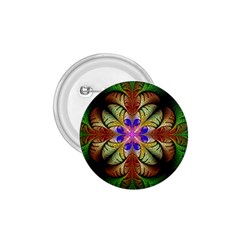 Fractal-abstract-flower-floral- -- 1 75  Buttons