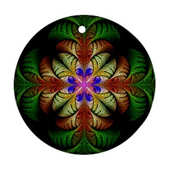 Fractal-abstract-flower-floral- -- Ornament (round)