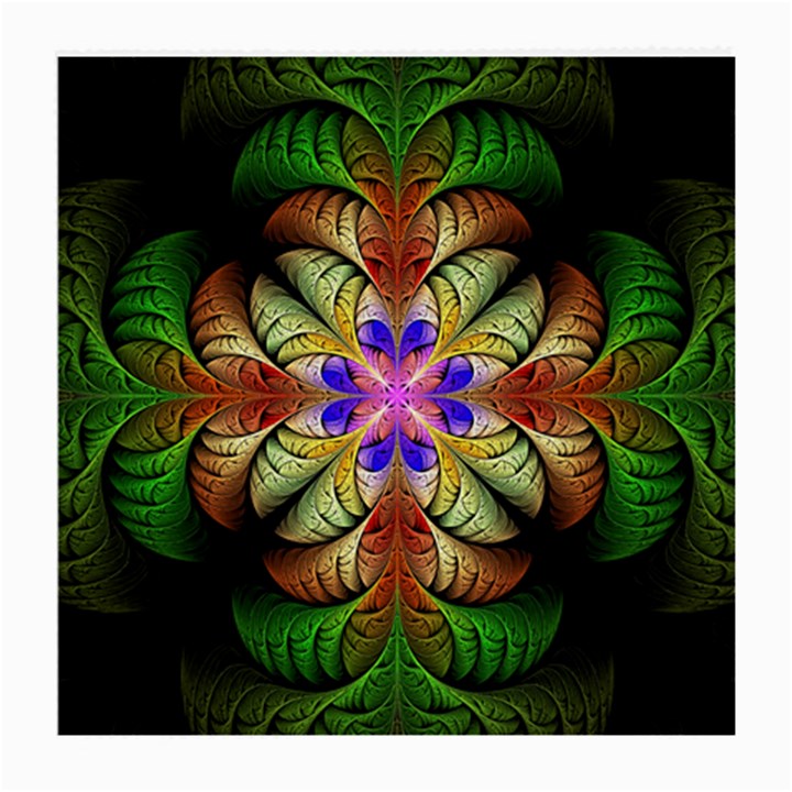 Fractal-abstract-flower-floral- -- Medium Glasses Cloth (2 Sides)