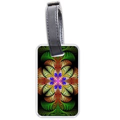 Fractal-abstract-flower-floral- -- Luggage Tag (one Side)