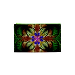 Fractal-abstract-flower-floral- -- Cosmetic Bag (xs)