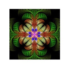 Fractal-abstract-flower-floral- -- Square Satin Scarf (30  X 30 )