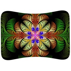 Fractal-abstract-flower-floral- -- Velour Seat Head Rest Cushion