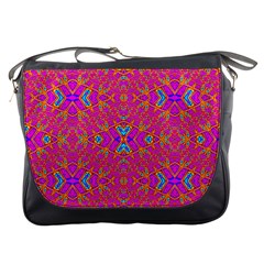 Pink Vacation Messenger Bag by Thespacecampers