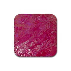 My Pour Cup Painting 1 Cbdoilprincess  Rubber Coaster (square) by CBDOilPrincess1