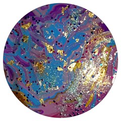 My Pour Cup Painting 7 1 Cbdoilprincess  Round Trivet by CBDOilPrincess1