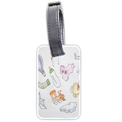 Hd-wallpaper-b 015 Luggage Tag (one Side) by nate14shop