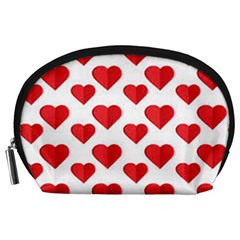 Heart-004 Accessory Pouch (large) by nate14shop
