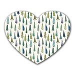 Christmas tree Heart Mousepads Front