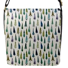 Christmas Tree Flap Closure Messenger Bag (s) by nate14shop