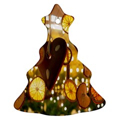 Lemon-slices Christmas Tree Ornament (two Sides) by nate14shop