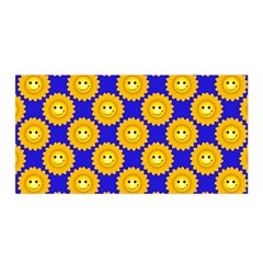 Pattern Sun-flower Satin Wrap 35  X 70 