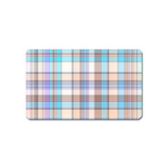 Plaid Magnet (name Card) by nate14shop