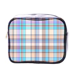 Plaid Mini Toiletries Bag (one Side) by nate14shop